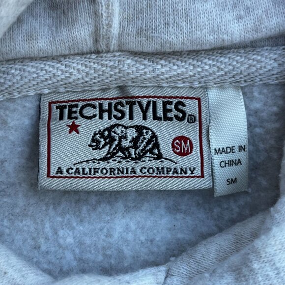 WEST LYFE SUPER SOFT COZY FISH GRAPHIC Women’s Heather Gray Pullover Hoodie sz S - Picture 6 of 9